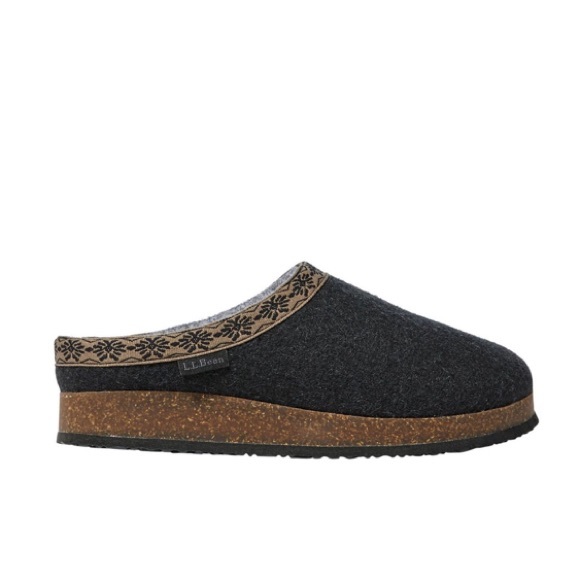 EUC- L.L. Bean Boiled/Felted Wool Indoor/Outdoor Slipper